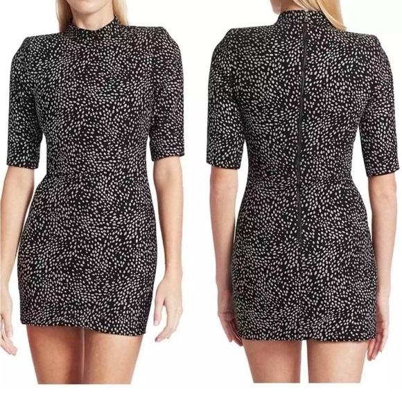 Alice and Olivia Size 12 Sparkle Dot Dress - Picture 3 of 13